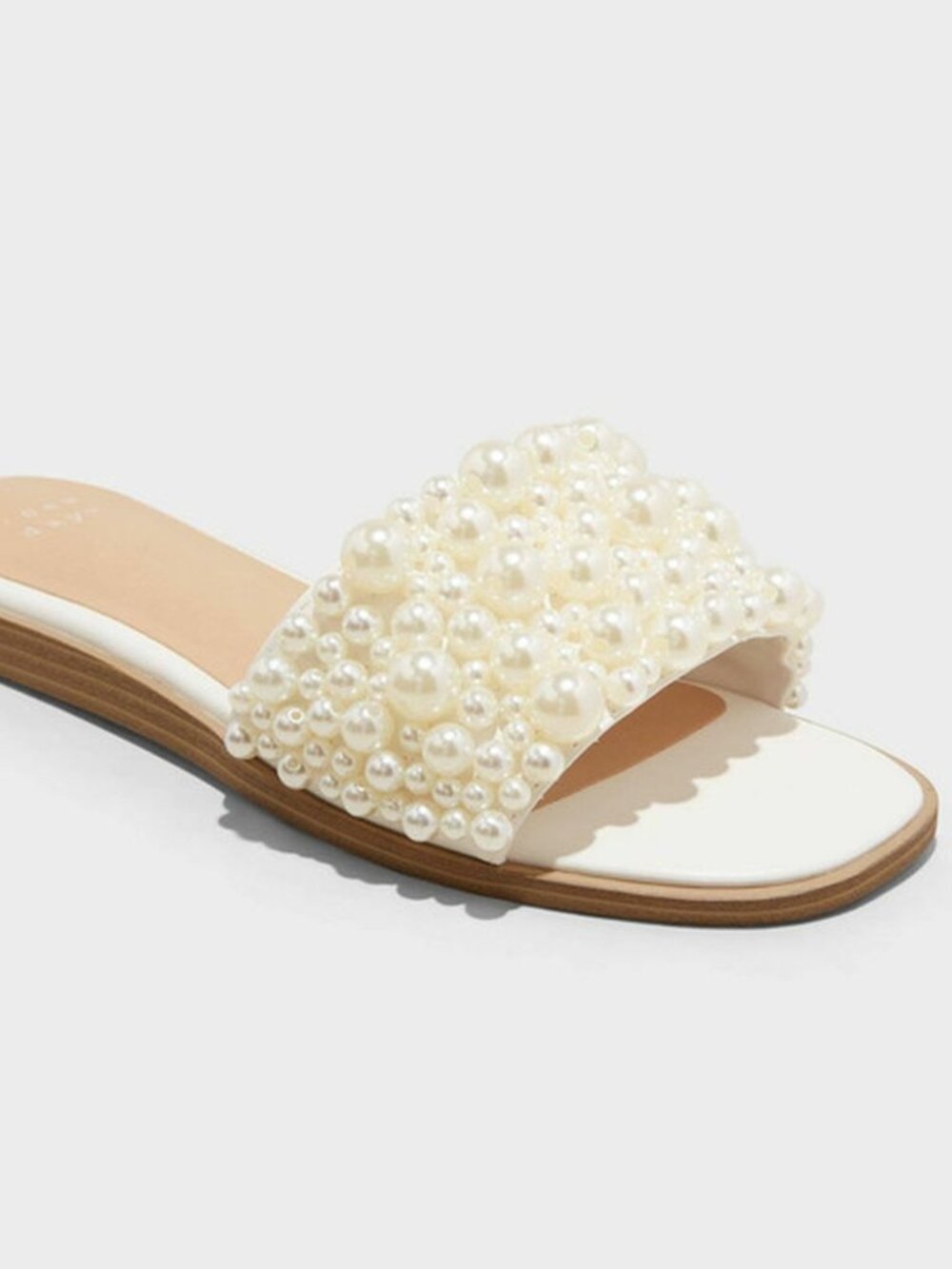 Jasmine Pearl Slide Sandals Size 8.5
